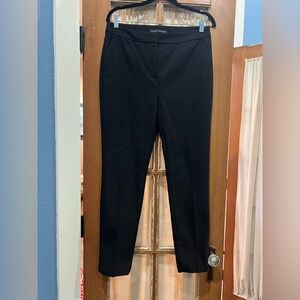 Zara Black Cigarette Straight Leg Women's Dress Pants with Pockets, size 10